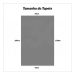 Passadeira de Cozinha 1 Metro x 66cm Decorativa Geométrica Antiderrapante