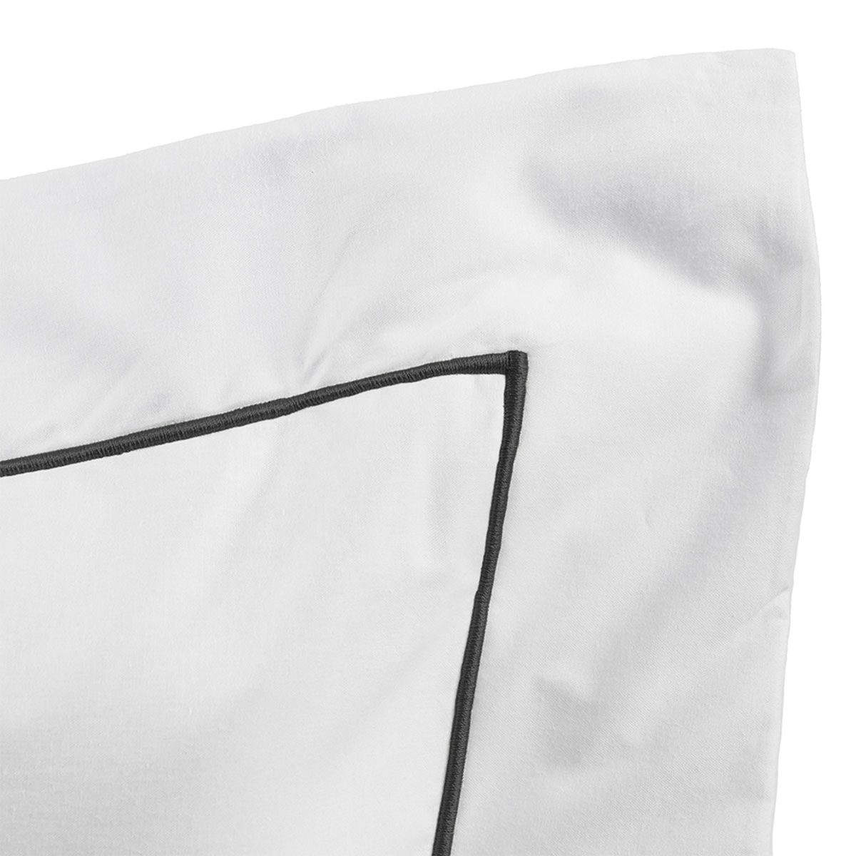 Roupa de Cama Casal 100% Algodão Clássico 200 Fios com Detalhe em Preto