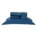 Roupa de Cama Casal Padrão Azul 400 Fios Egípcio 100% Algodão 4 Peças