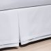 Saia Box Casal Padrão Branco 200 Fios 100% Algodão 1 Peça