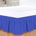 Saia para Cama Box Azul King Size Tecido Microfibra 170 Fios