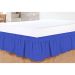 Saia para Cama Box Azul King Size Tecido Microfibra 170 Fios