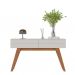 [OUTLET] Aparador Noronha Off White e Amadeirado