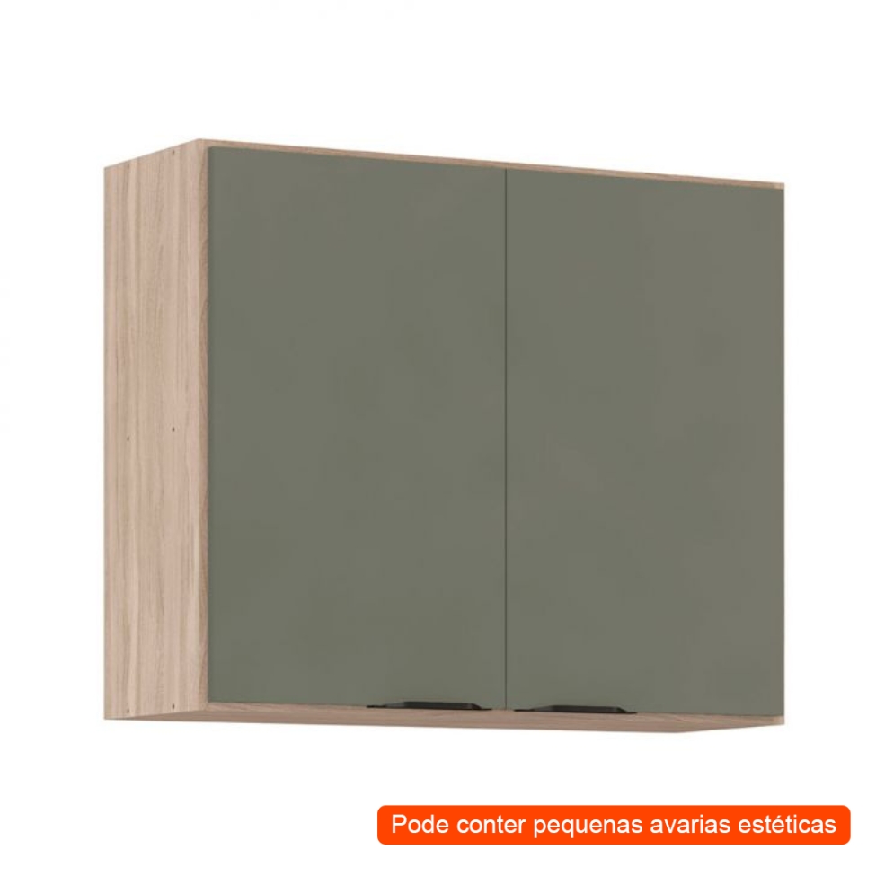 [OUTLET] Armário Aéreo Firenze 2 PT Avena e Menta