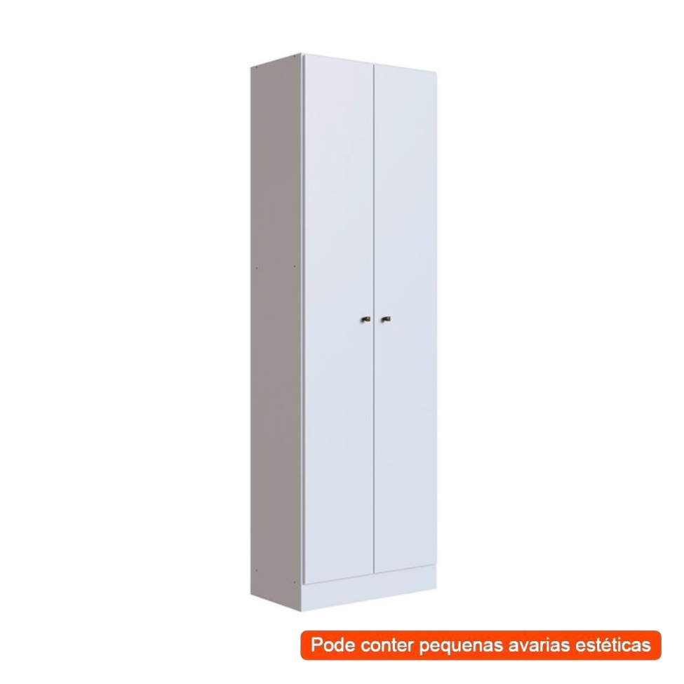 [OUTLET] Armário Multiuso Xangai 2 PT Branca