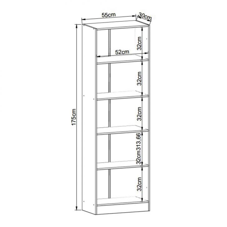 [OUTLET] Armário Multiuso Xangai 2 PT Branca