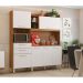 [OUTLET] Armário de Cozinha Select 6 Portas 2 Gavetas Amendola e Branco