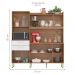 [OUTLET] Armário de Cozinha Select 6 Portas 2 Gavetas Amendola e Branco