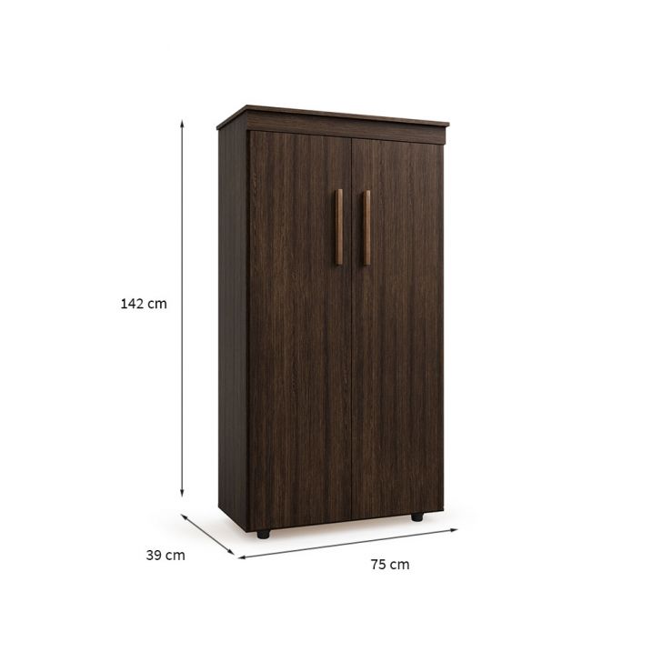 [OUTLET] Armário de Escritório Advantage 2 PT Capuccino 142 cm