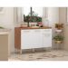[OUTLET] Balcão de Cozinha Dama com Tampo 3 PT 1 GV Amendola e Branco