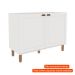 [OUTLET] Balcão de Cozinha Iluminata 2 Portas Branco 120 cm