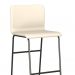 [OUTLET] Banqueta Alabama Off White e Preta