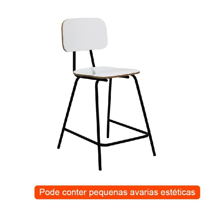 [OUTLET] Banqueta Fame Branca