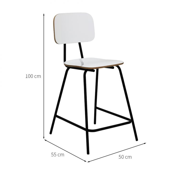 [OUTLET] Banqueta Fame Branca