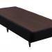 [OUTLET] Base para Cama Box Solteiro Linen (23x88x188) Preta