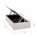 [OUTLET] Base para Cama Box Solteiro Physical com Baú (39x88x188) Branca