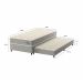 [OUTLET] Bicama Box com Colchão Master Hotel Solteiro Molejo Superelastic (67x88x188) Bege
