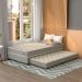 [OUTLET] Bicama Box com Colchão Master Hotel Solteiro Molejo Superelastic (67x88x188) Bege