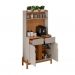 [OUTLET] Buffet Cantinho do Café Lizz 2 PT 2 GV Off White e Cedro