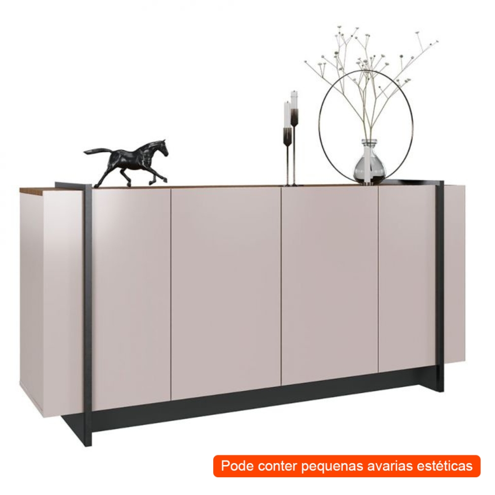[OUTLET] Buffet Copacabana 4 PT Off White e Nogueira