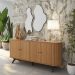 [OUTLET] Buffet Selene 4 PT Freijó e Preto