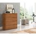 [OUTLET] Cômoda Átria 4 Gavetas Amêndola