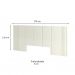 [OUTLET] Cabeceira Casal Fortaleza Off White 270 cm