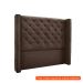 [OUTLET] Cabeceira King Vicenza Veludo Marrom
