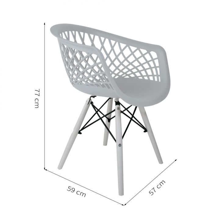 [OUTLET] Cadeira Web Branca