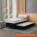 [OUTLET] Cama Box Conjugada Solteiro Premier Unibox Molas Ensacadas (63x88x188) com Cama Auxiliar Preta