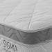 [OUTLET] Cama Box com Colchão Solteirão Sigma Molas Ensacadas (22x108x198) Branco e Cinza