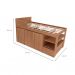 [OUTLET] Cama Infantil Multifuncional Ezra 2 PT 1 GV Amêndoa