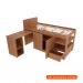 [OUTLET] Cama Infantil Multifuncional Ezra 2 PT 1 GV Amêndoa