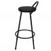 [OUTLET] Conjunto com 2 Banquetas Erica Preto