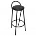 [OUTLET] Conjunto com 2 Banquetas Erica Preto