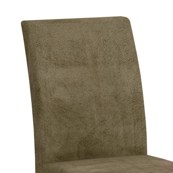 [OUTLET] Conjunto com 2 Cadeiras Grecia Suede Animalle Imbuia e Chocolate