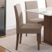 [OUTLET] Conjunto com 2 Cadeiras Josi Suede Amêndoa e Capuccino