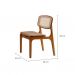 [OUTLET] Conjunto com 2 Cadeiras Prada Premium Linho Bege e Imbuia Natural