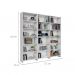 [OUTLET] Conjunto com 3 Estantes Madalena Branco