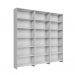 [OUTLET] Conjunto com 3 Estantes Madalena Branco
