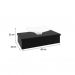 [OUTLET] Conjunto para Banheiro Bancada com Cuba F44 Folha City 800 Preto Ônix