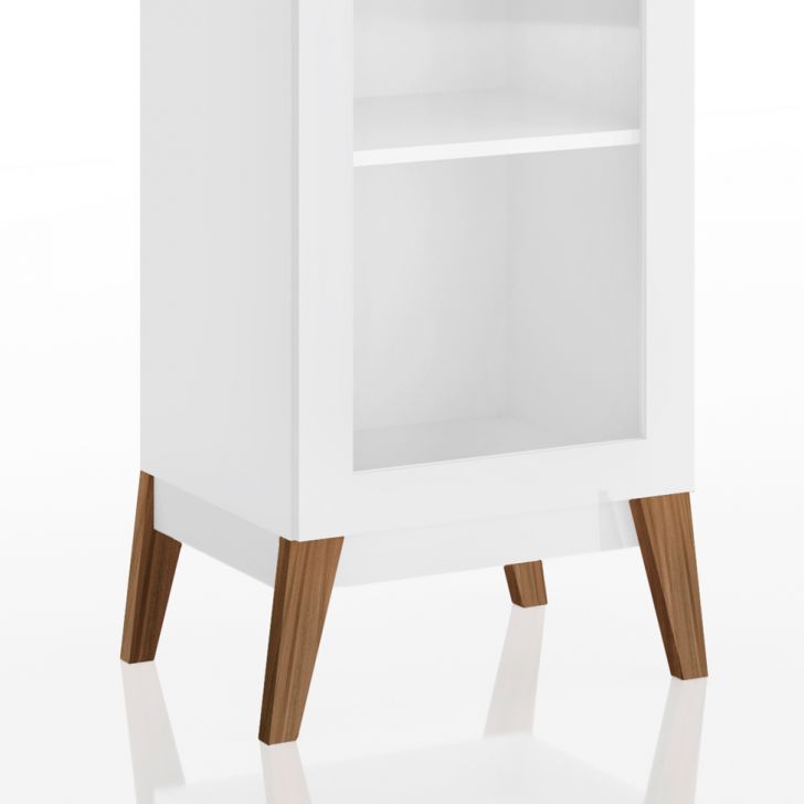 [OUTLET] Cristaleira Dubai 1 PT Branca
