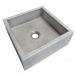 [OUTLET] Cuba para Banheiro Quadrada Pérola Concreto 30x30 cm