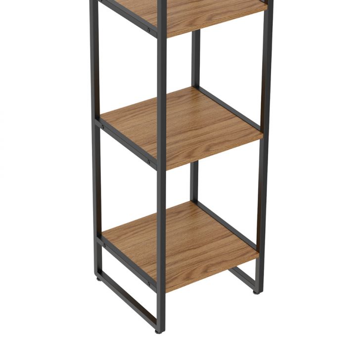 [OUTLET] Estante Voss Freijó e Preto 40 cm