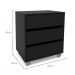 [OUTLET] Gaveteiro Mauá 3 GV Preto 60 cm