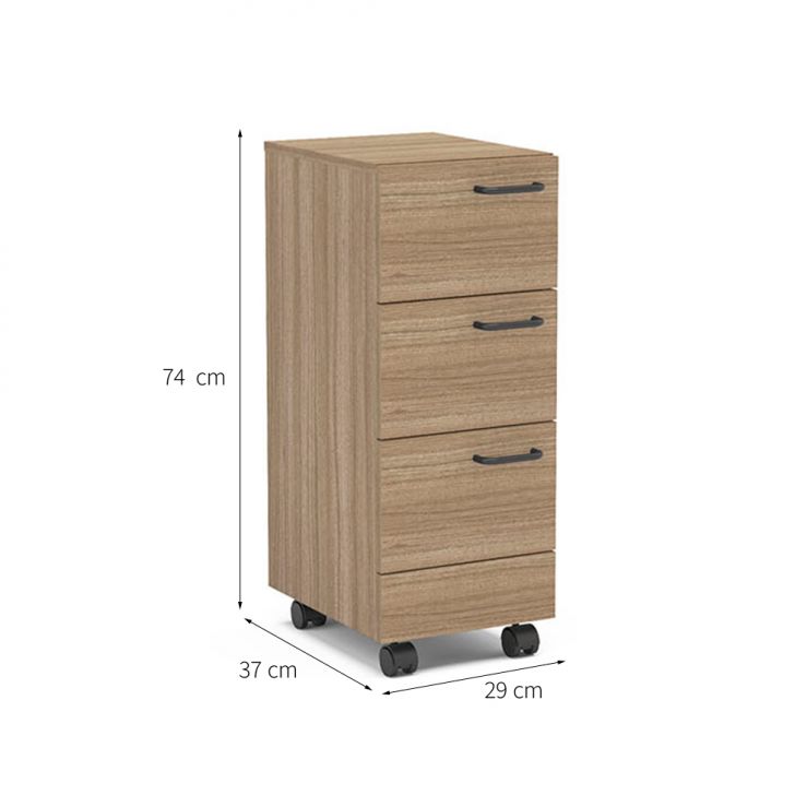 [OUTLET] Gaveteiro Osaka 3 GV Castanho