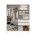 [OUTLET] Guarda-Roupa Casal Helena 100% MDF 2 PT 2 GV Branco
