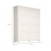 [OUTLET] Guarda-Roupa Casal Helena 100% MDF 2 PT 2 GV Branco
