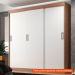 [OUTLET] Guarda-Roupa Casal Lisboa 3 PT 2 GV Branco e Demolição