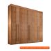[OUTLET] Guarda-Roupa Casal Lucca Premium 6 PT Imbuia